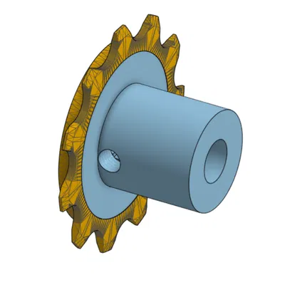 Nhông xích xe đạp 11T - lỗ trục 8mm (11t bike chain sprocket-8mm bore)