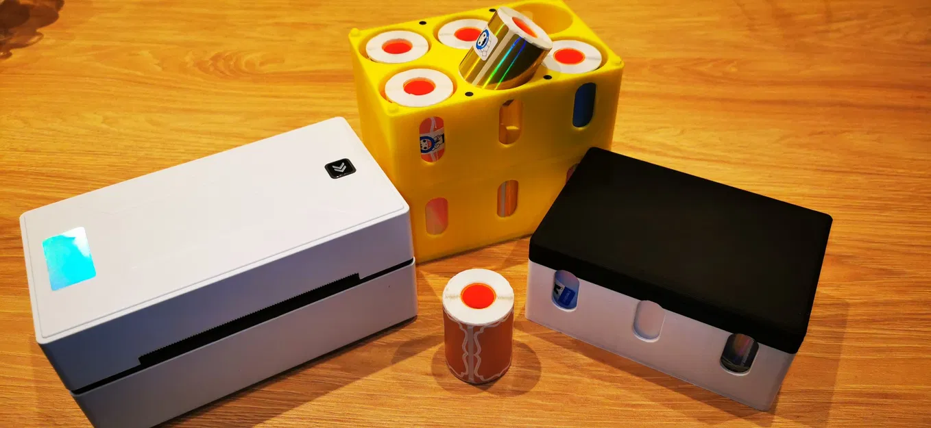 Khay giữ nhãn cho máy in nhiệt (Thermal printer label holder) - Image 1