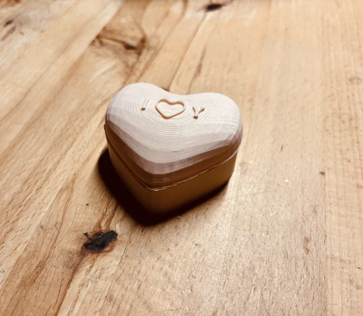 Hộp đựng nhẫn / hộp trang sức với nắp nam châm - Image 2