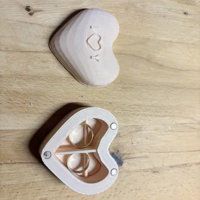 Hộp đựng nhẫn / hộp trang sức với nắp nam châm