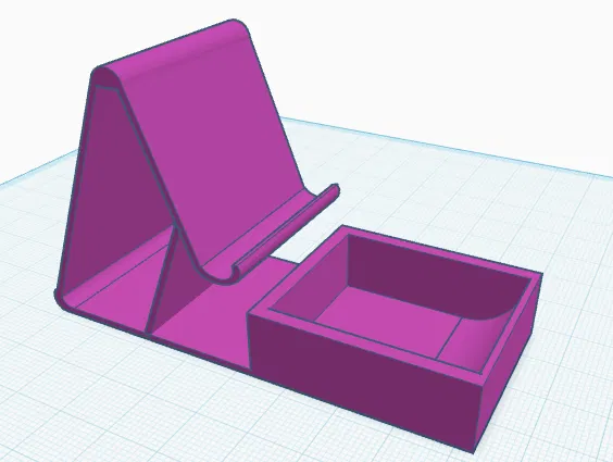 Khay đựng đồ ăn/kẹo kiêm giá đỡ điện thoại (food/phone holder) - Image 1