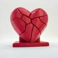 Tượng Điêu Khắc Trái Tim Tan Vỡ (Broken Heart Sculpture) - Thumbnail 2