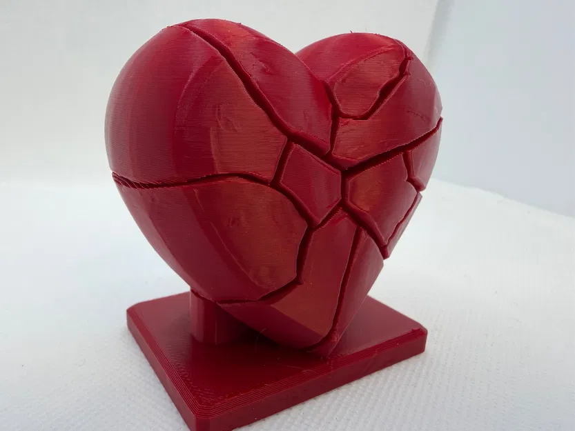 Tượng Điêu Khắc Trái Tim Tan Vỡ (Broken Heart Sculpture) - Image 4