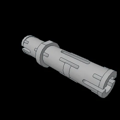 Lego Compatible 42924.dat Technic Pin Long with Friction Type 2