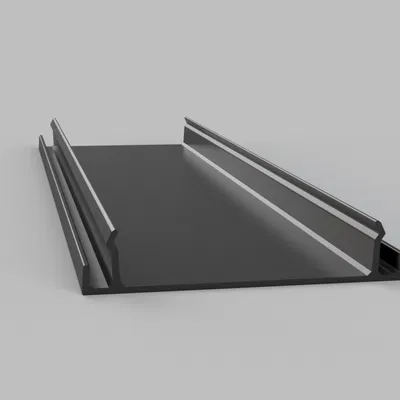 Tehalit Oberteil PVC, B80mm BRN-Kanäle 700802 lgr