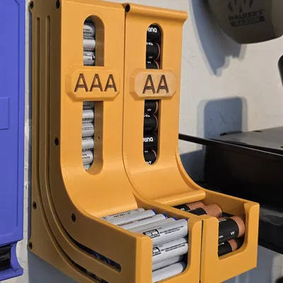 Khay nhả pin AA & AAA (phiên bản cải tiến)