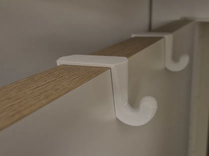 Móc Treo Kẹp Qua Đỉnh Cửa 2 Mặt | Vừa Cửa 40 mm (Không Cần Vít) - Image 3