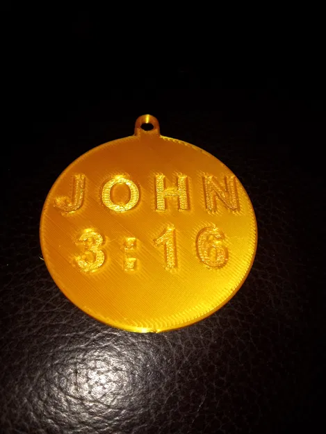 Ornament trang trí John 3:16 - Image 2