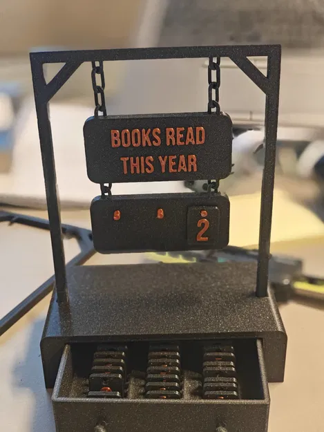 Bảng treo theo dõi sách đã đọc (Hanging sign book tracker) - Image 1