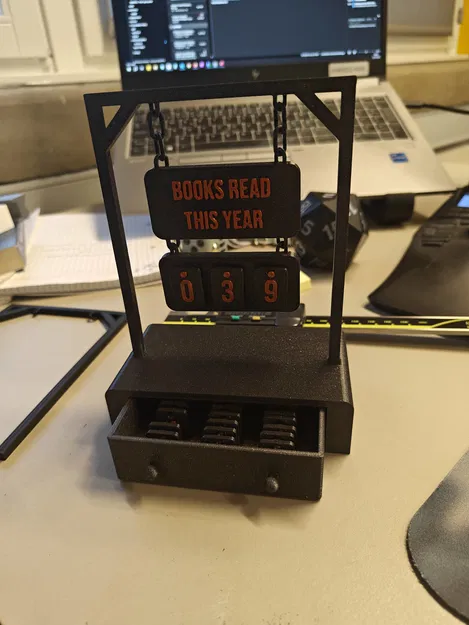 Bảng treo theo dõi sách đã đọc (Hanging sign book tracker) - Image 2