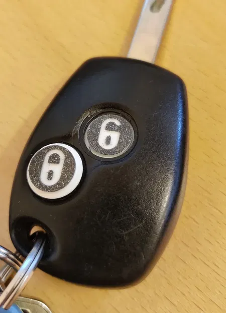 Nút bấm khóa/mở khóa thay thế cho key-fob Renault - Image 1