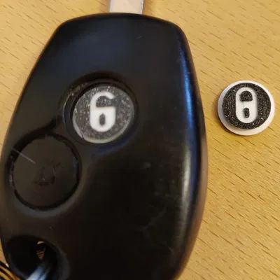 Nút bấm khóa/mở khóa thay thế cho key-fob Renault