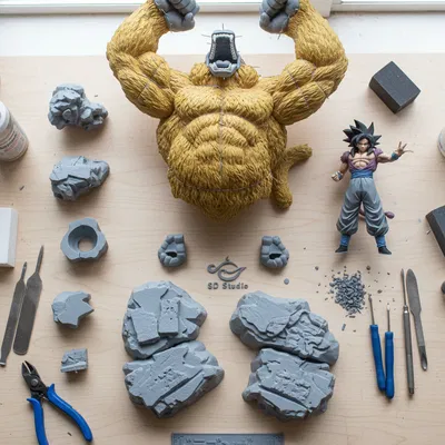 Ozaru Gold Goku SSJ4(1)