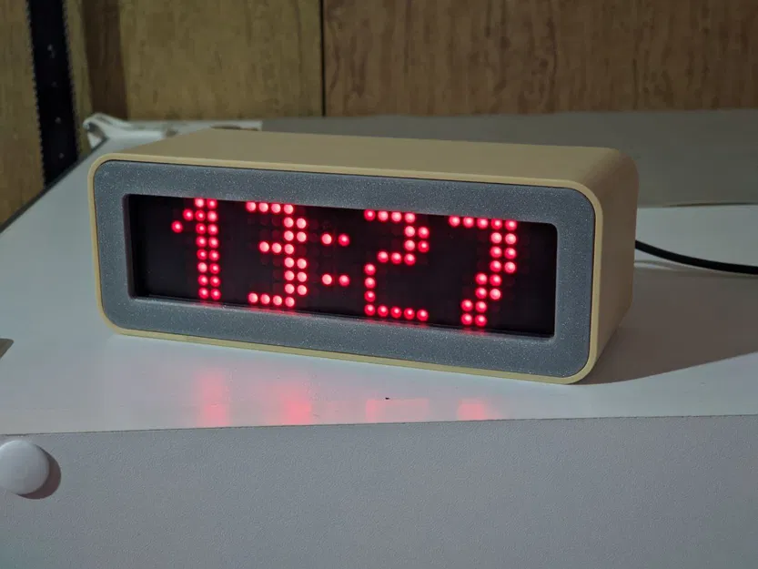 Vỏ đồng hồ dựa trên MAX7219 matrix và Wemos D1 mini - Image 1