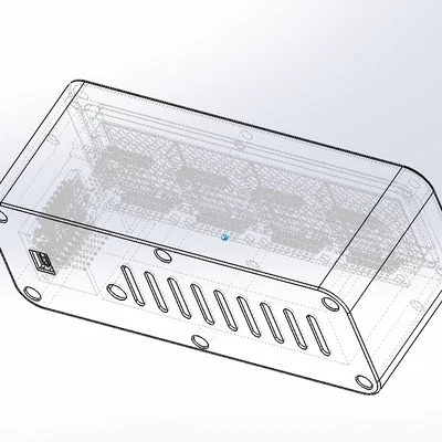 Vỏ đồng hồ dựa trên MAX7219 matrix và Wemos D1 mini