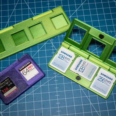 Hộp Ví Đựng Thẻ SD 2/3/4 Ngăn (2/3/4 SD Card Wallet Holder)