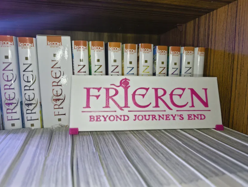 Frieren deco plate – plate/logo trang trí hai màu (không cần AMS) - Image 2