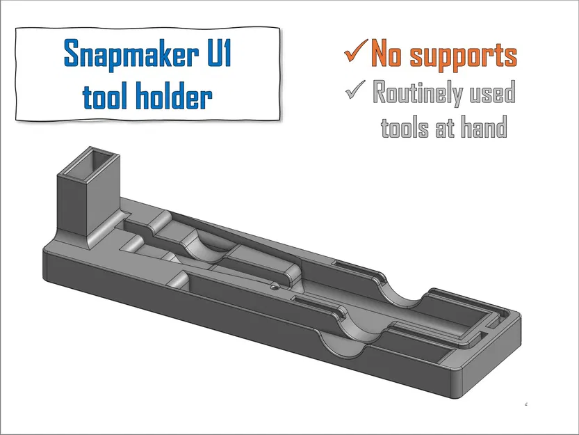 Giá treo dụng cụ Snapmaker U1 Tool Holder - Image 2