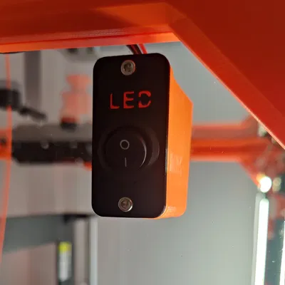Tấm lắp công tắc LED strip cho dự án PrintClosure