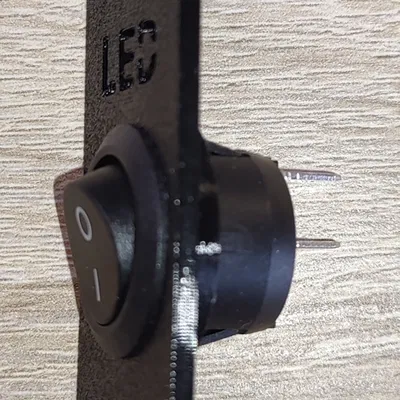 Tấm lắp công tắc LED strip cho dự án PrintClosure
