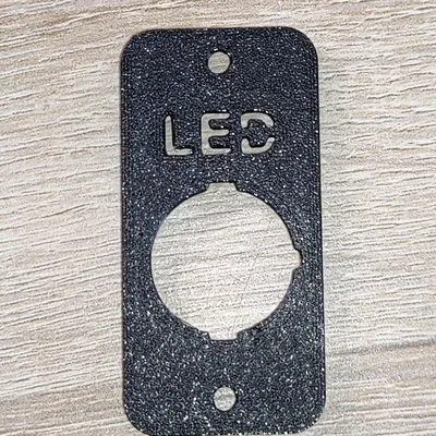 Tấm lắp công tắc LED strip cho dự án PrintClosure