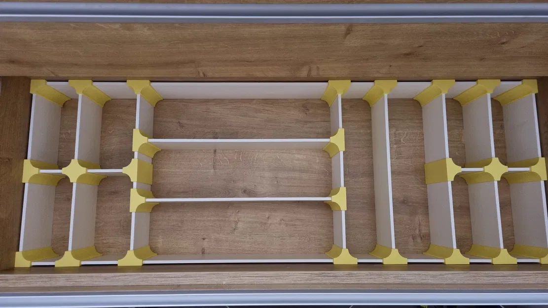 Bộ chia ngăn kéo (Drawer organizer) tùy biến vách ngăn - Image 1