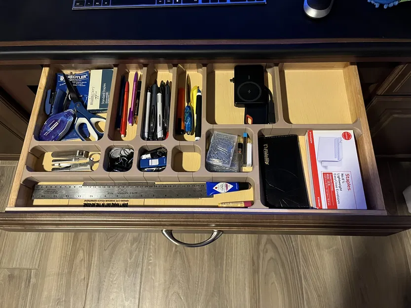 Unified Drawer Organizer – Printable Panel Remix (Bản remix panel in 3D liền mạch) - Image 2