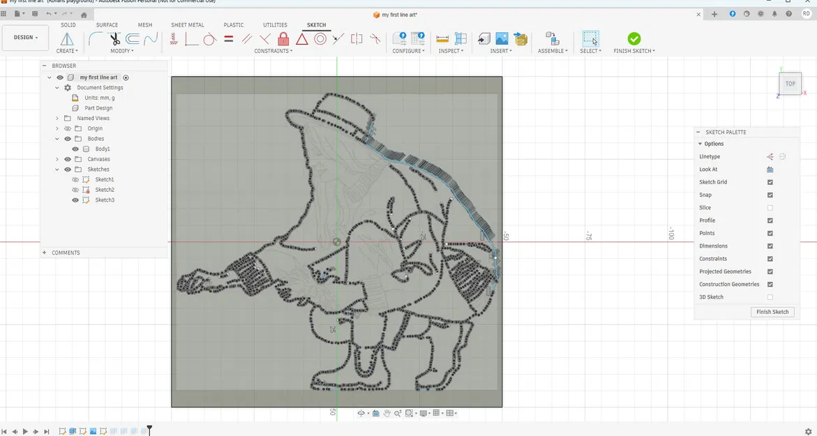 Line art: Cô gái làm vườn - Image 5