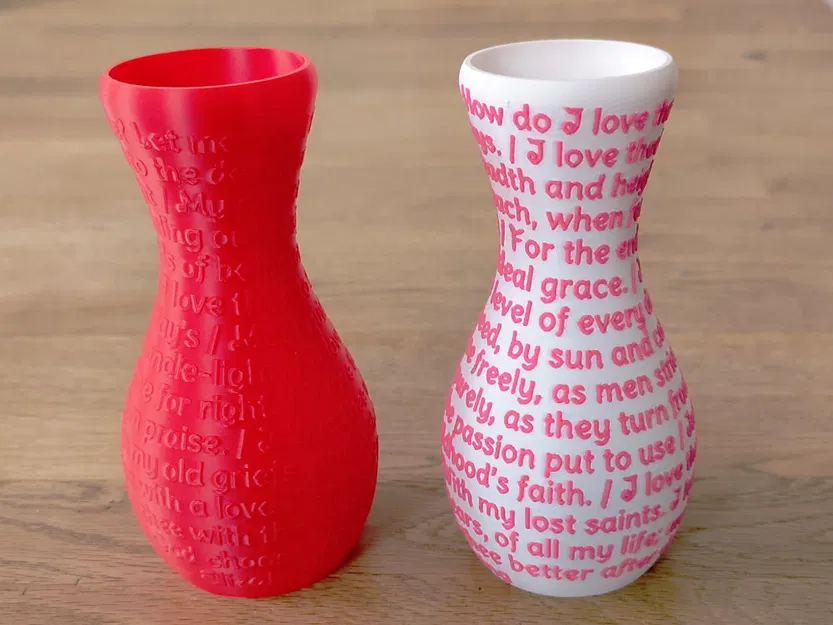 Bình thơ tình (Valentine) – Poetic Vase - Image 1