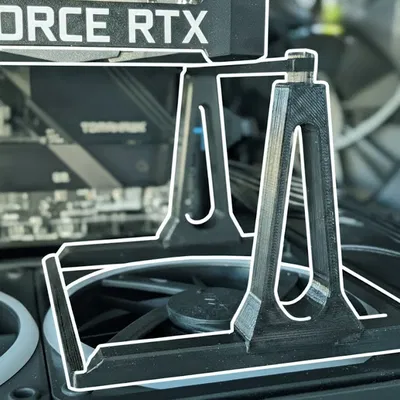 Giá đỡ chống xệ GPU – Lắp phía trên quạt 140mm