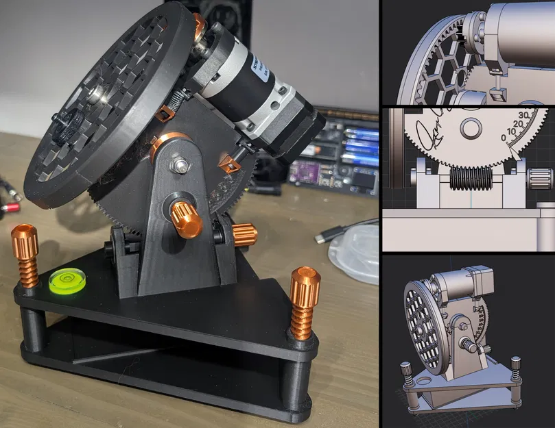 Equatorial Sky Tracker – Bộ theo dõi bầu trời xích đạo chạy motor - Image 1