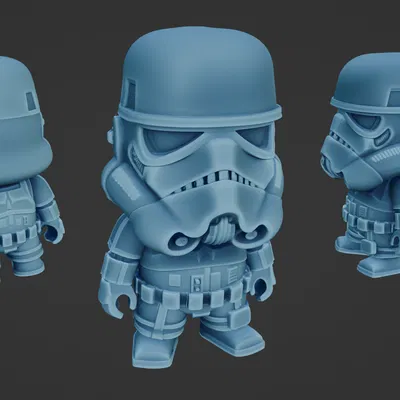 Mô hình Stormtrooper (Star Wars) để in 3D