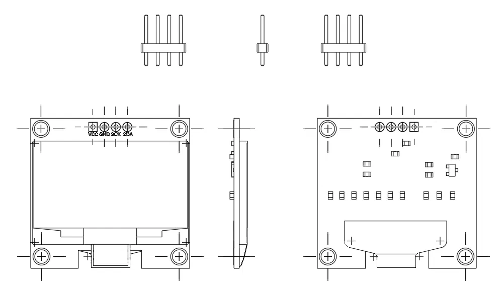 Mockup module OLED 1.3 inch I2C.ver - Image 2