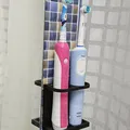 Giá treo tường bàn chải điện universal – Philips Sonicare/Oral-B/Braun, 1 mảnh - Thumbnail 1