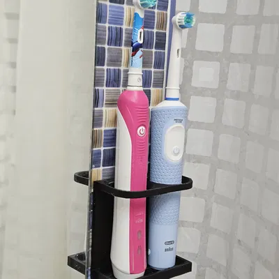 Giá treo tường bàn chải điện universal – Philips Sonicare/Oral-B/Braun, 1 mảnh