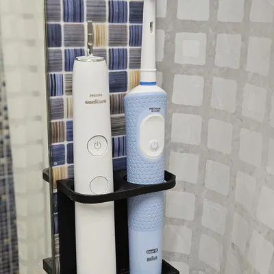Giá treo tường bàn chải điện universal – Philips Sonicare/Oral-B/Braun, 1 mảnh