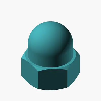 Hàng trăm đai ốc chụp (Acorn Dome Nut) UNC với ren chuẩn xác