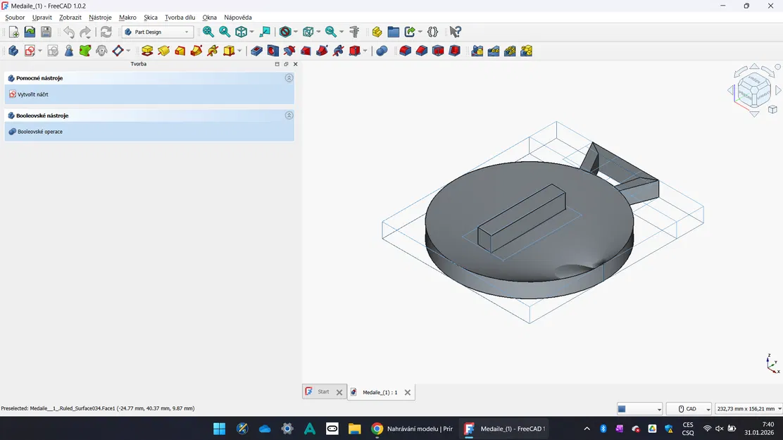 Medaile (1. Místo) – Huy chương hạng Nhất - Image 1