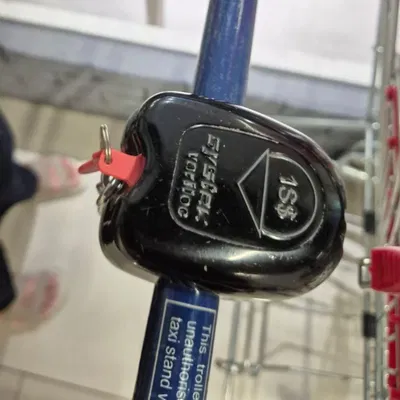 Token/Tag đồng xu cho xe đẩy mua sắm Singapore (Shopping Cart Trolley)
