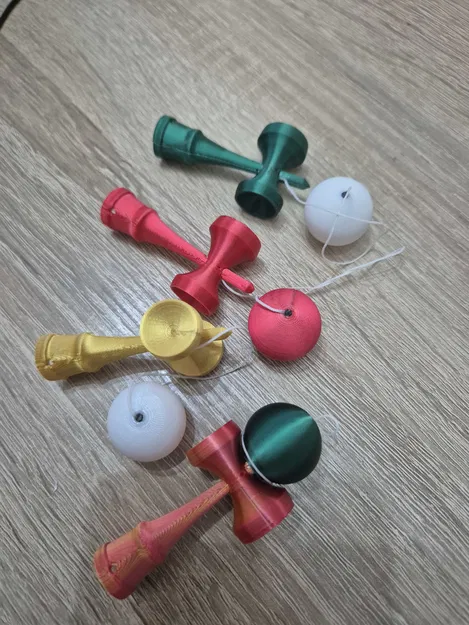 Kendama Pro Mini – Đồ chơi/Móc khóa 3D nhỏ gọn & siêu bền - Image 1