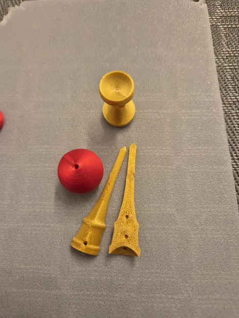 Kendama Pro Mini – Đồ chơi/Móc khóa 3D nhỏ gọn & siêu bền - Image 2