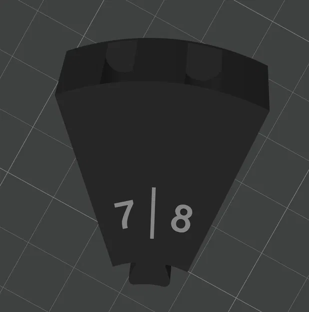 2x nêm 7mm & 8mm – Model đã sửa cho “MAGNET_REVOLVER_SIDE-PART (D7,D8 - 2x)” - Image 1