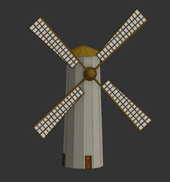 MOLINO DE VIENTO (Cối xay gió) – cánh quạt chuyển động - Image 1