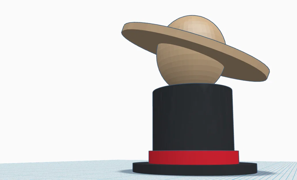 The InspirHat (Nón cảm hứng kiểu top hat + sao Thổ) - Image 1