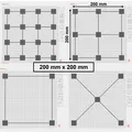 Cân bàn (Bed leveling) (kích thước: 200mm x 200mm) - Thumbnail 1