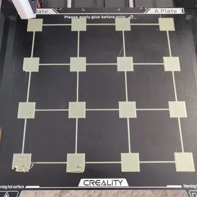 Cân bàn (Bed leveling) (kích thước: 200mm x 200mm)