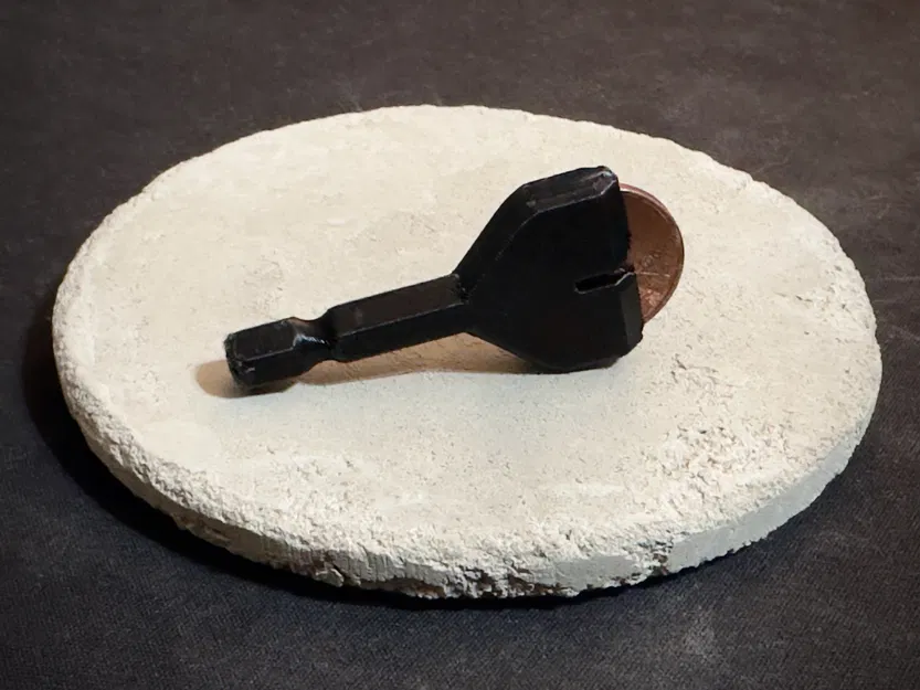 Đầu vít lục giác 1/4" dạng coin (giữ đồng penny) - Image 1