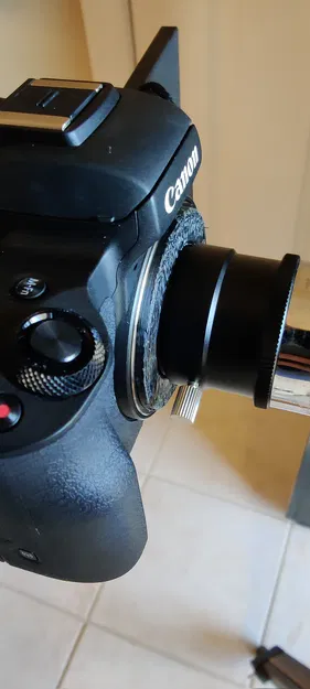 Adapter Canon M50 EF-M sang ống ngắm 1.25" cho kính thiên văn - Image 1