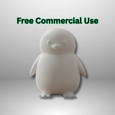 Tượng Chim Cánh Cụt Dễ Thương Để Bàn