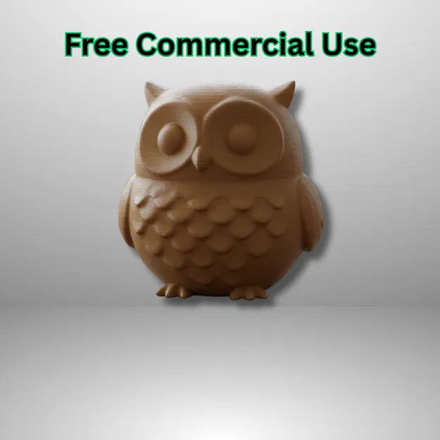 Tượng Cú Tròn Dễ Thương Để Bàn - Image 1